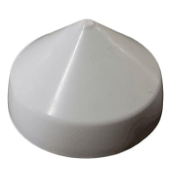 White Cone Piling Cap - 8.5 in. - Durable Marine Accessory