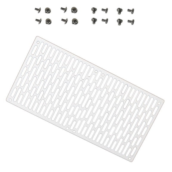 White Cooling Radiator Shield Cooling Fan Guard Durability for Desktop and Laptop Fan Protector PC Filter