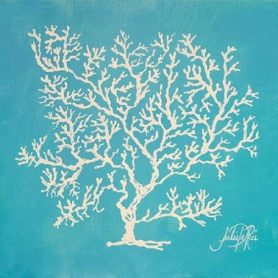White Coral II Canvas Art - Julie DeRice (24X24)