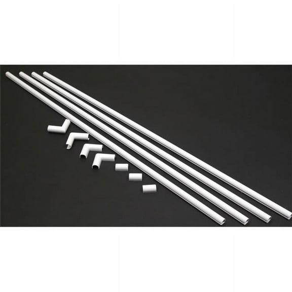 White CordMate Cord Cover Kit