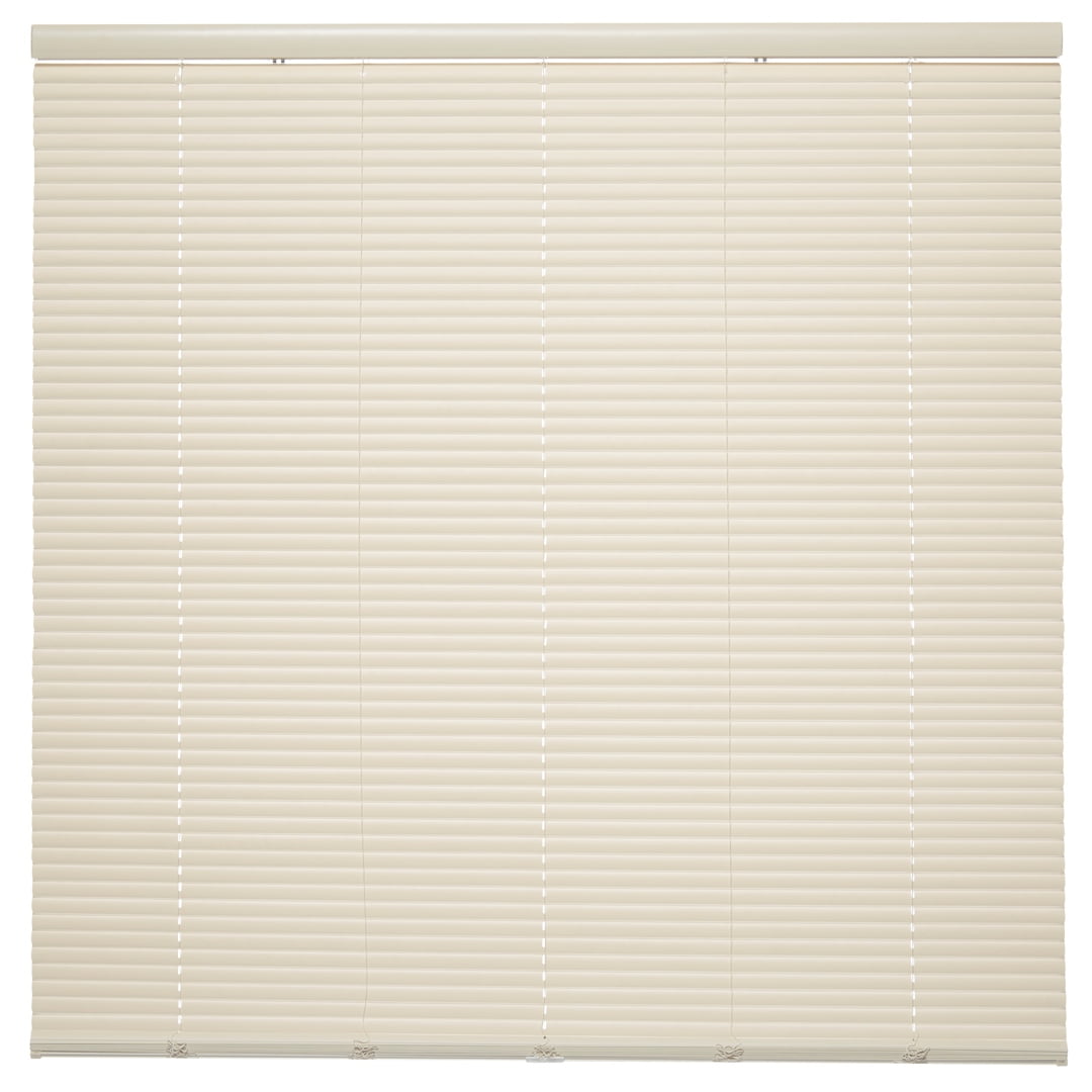 White Cordless 1 in. Duplex Room Darkening Mini Blind 28" W x 64" L