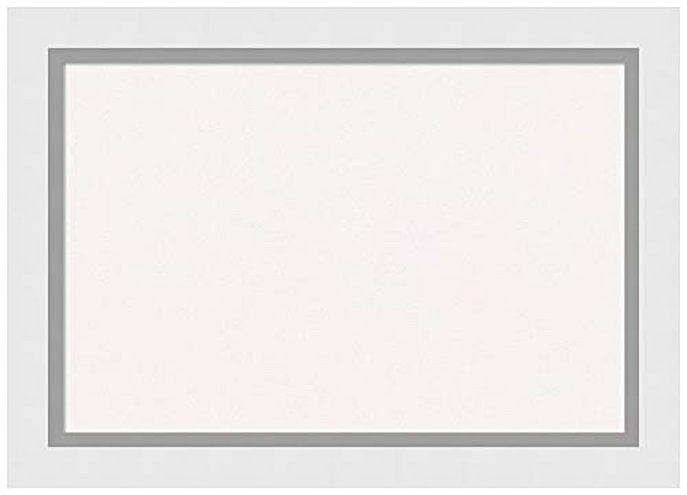 White Cork Board (27 x in.), Blanco White Wood Bulletin Board