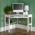 thumbnail image 1 of White Corner Computer Desk, 1 of 9