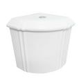 thumbnail image 1 of Renovators Supply Vitreous China White Corner Toilet Tank, 1 of 16