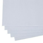 White Corrugated Paper 19 5/8" X 27 1/2" | Quantity: 10 by Paper Mart