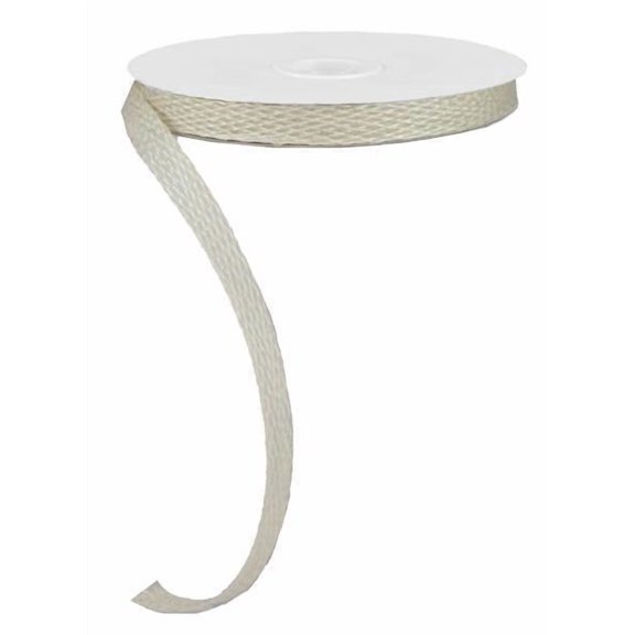 White Corsage Ribbon 30 Yards x 0.5 Inches, White Ivory