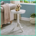 thumbnail image 1 of White Cottage-Style Coffee Table with Turned Pedestal – Spacious Surface & Stable Legs for Living Room, 1 of 7