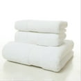 thumbnail image 1 of White Cotton Bath Towel, Super Soft, Highly Absorbent & Quick Dry, Hotel Quality, Ideal for Spa, Gym & Trave, 1 of 4