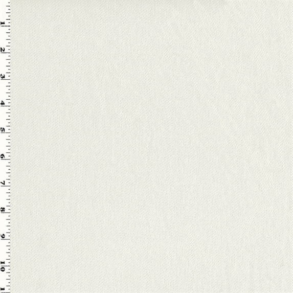 White Cotton Bull Denim Twill Home Decorating Fabric, Fabric By the Yard
