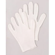 White Cotton Gloves, Good for Waiters, 1 Dozen Pairs