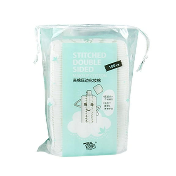 White Cotton Makeup Pads 222 Pieces for Daily Facial Care and Gentle Makeup Removal