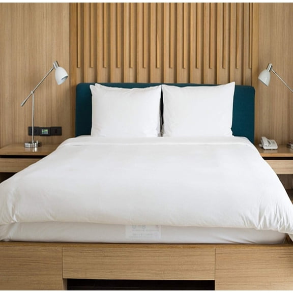 White Cotton Pillow Cases Standard Size Set of 24, Heavy Weight Quality Pillowcase with T-180 Thread Count, Elegant Double Stitched Tailoring Pillowcases, Pillow Covers 20x30 Inch