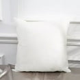 thumbnail image 1 of White Cotton Sofa Pillow Insert - 45x45cm or 50x50cm - Breathable Milk Silk Fabric - Soft Hotel Cushion Core with Zipper - Easy to Clean Home Decor Pillow, 1 of 6
