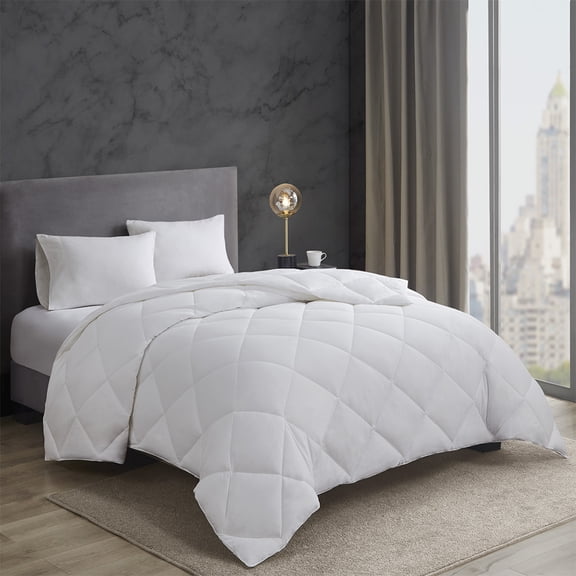 White Cotton down Alternative Featherless Comforter