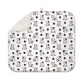 thumbnail image 1 of White Cow Black Dot Cow Pattern Dish Drying Mat for Kitchen 1 Pack, Ultra Absorbent Microfiber Dishes Drainer Mats,16"x18", 1 of 6