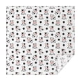 thumbnail image 1 of White Cow Black Dot Cow Pattern Square Tablecloth,Waterproof Square Table Cover,Wipeable Spillproof Washable Table Cover for Home Kitchen Party Decor 52"x52"(132x132cm), 1 of 6