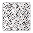thumbnail image 1 of White Cow Black Dot Pattern Square Fitted Tablecloth with Elastic Edge,Square Table Cover,Washable Elastic Table Cover for Home Kitchen Party Decor 34"x34", 1 of 6
