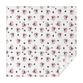 thumbnail image 1 of White Cow Black Spot Bow Pattern Square Tablecloth,Waterproof Square Table Cover,Wipeable Spillproof Washable Table Cover for Home Kitchen Party Decor 42"X42"(107x107cm), 1 of 6