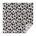 thumbnail image 1 of White Cow Black Spot Face Pattern Square Tablecloth,Waterproof Square Table Cover,Wipeable Spillproof Washable Table Cover for Home Kitchen Party Decor 42"X42"(107x107cm), 1 of 6