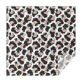 thumbnail image 1 of White Cow Black Spot Head Pattern Square Tablecloth,Waterproof Square Table Cover,Wipeable Spillproof Washable Table Cover for Home Kitchen Party Decor 60"x60"(152x152cm), 1 of 6