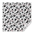thumbnail image 1 of White Cow Black Spot Milk Pattern Square Tablecloth,Waterproof Square Table Cover,Wipeable Spillproof Washable Table Cover for Home Kitchen Party Decor 42"X42"(107x107cm), 1 of 6