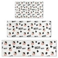 thumbnail image 1 of White Cow Black Spot Moo Pattern Kitchen Rugs Sets Of 3,Kitchen Runner Rugs Non Skid Washable,Decorative Kitchen Floor Mats for Kitchen,Sink,Laundry,17"x30"+ 17"x47" + 17"x59", 1 of 6
