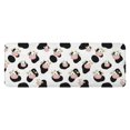 thumbnail image 1 of White Cow Black Spot Pattern Kitchen Rug Mat,Kitchen Runner Rugs Non Skid Washable,Decorative Kitchen Floor Mats for Kitchen,Sink,Laundry,17"x47.2", 1 of 7