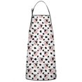 thumbnail image 1 of White Cow Bow Pattern Apron-Garden Aprons for Women with Pockets-Cotton Linen Waterproof Kitchen Cooking Gardening Aprons Adjustable for Kitchen,Cooking,BBQ and Salon 33x27 Inch, 1 of 7