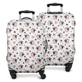 thumbnail image 1 of White Cow Bow Pattern Luggage Cover Fashion Suitcase Cover Baggage Covers Fit 25-28 Inch Luggage (Go Travel), 1 of 5