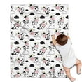 thumbnail image 1 of White Cow Cloud Pattern Blanket,Comfortable Soft Flannel Throw Blanket,All Season,Warm Lightweight Blankets for Sofa Bed Couch Living Room Chair,30"x40", 1 of 4