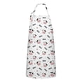 thumbnail image 1 of White Cow Colorful Moo Pattern Apron-Garden Aprons for Women with Pockets-Cotton Linen Waterproof Kitchen Cooking Gardening Aprons Adjustable for Kitchen,Cooking,BBQ and Salon 33x27 Inch, 1 of 7