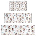 thumbnail image 1 of White Cow Colorful Pattern Kitchen Rugs Sets Of 3,Kitchen Runner Rugs Non Skid Washable,Decorative Kitchen Floor Mats for Kitchen,Sink,Laundry,17"x30"+ 17"x47" + 17"x59", 1 of 6