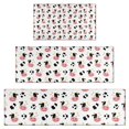 thumbnail image 1 of White Cow Dot Pattern Kitchen Rugs Sets Of 3,Kitchen Runner Rugs Non Skid Washable,Decorative Kitchen Floor Mats for Kitchen,Sink,Laundry,17"x30"+ 17"x47" + 17"x59", 1 of 6