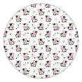 thumbnail image 1 of White Cow Dot Pattern Round Fitted Tablecloth with Elastic Edge,Dining Table Cover Waterproof,Outdoor Round Tablecloth for Camping,Dining,Indoor and Outdoor, 1 of 7