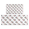 thumbnail image 1 of White Cow Flip Pattern Kitchen Rugs Sets Of 2,Anti Fatigue Kitchen Mat Rugs Non Slip Washable,Decorative Kitchen Floor Mats for Kitchen,Sink,Laundry,17"x30"+17"x47", 1 of 7