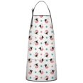 thumbnail image 1 of White Cow Fruit Pattern Apron-Garden Aprons for Women with Pockets-Cotton Linen Waterproof Kitchen Cooking Gardening Aprons Adjustable for Kitchen,Cooking,BBQ and Salon 33x27 Inch, 1 of 7