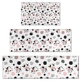 thumbnail image 1 of White Cow Geometric Pattern Kitchen Rugs Sets Of 3,Kitchen Runner Rugs Non Skid Washable,Decorative Kitchen Floor Mats for Kitchen,Sink,Laundry,17"x30"+ 17"x47" + 17"x59", 1 of 6