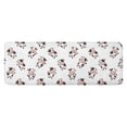 thumbnail image 1 of White Cow Happy Cow Pattern Kitchen Rug Mat,Kitchen Runner Rugs Non Skid Washable,Decorative Kitchen Floor Mats for Kitchen,Sink,Laundry,17"x47.2", 1 of 7