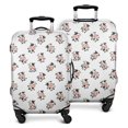 thumbnail image 1 of White Cow Happy Pattern Luggage Cover Fashion Suitcase Cover Baggage Covers Fit 25-28 Inch Luggage (Go Travel), 1 of 5