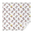 thumbnail image 1 of White Cow Happy Pattern Square Tablecloth,Waterproof Square Table Cover,Wipeable Spillproof Washable Table Cover for Home Kitchen Party Decor 60"x60"(152x152cm), 1 of 6