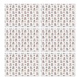 thumbnail image 1 of White Cow Hat Pattern Summer Placemats Table Placemats Set Of 6-Linen Kitchen Washable Placemats Table Mats 11.8"x17.7" Non-Slip Heat Resistant, 1 of 5