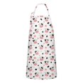 thumbnail image 1 of White Cow Head Dot Pattern Apron-Garden Aprons for Women with Pockets-Cotton Linen Waterproof Kitchen Cooking Gardening Aprons Adjustable for Kitchen,Cooking,BBQ and Salon 33x27 Inch, 1 of 7