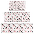 thumbnail image 1 of White Cow Head Dot Pattern Kitchen Rugs Sets Of 3,Kitchen Runner Rugs Non Skid Washable,Decorative Kitchen Floor Mats for Kitchen,Sink,Laundry,17"x30"+ 17"x47" + 17"x59", 1 of 6