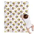 thumbnail image 1 of White Cow Head Hat Pattern Blanket,Comfortable Soft Lamb Wool Throw Blanket,All Season,Warm Lightweight Blankets for Sofa Bed Couch Living Room Chair,30"x40", 1 of 4
