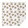 thumbnail image 1 of White Cow Head Hat Pattern Square Tablecloth,Waterproof Square Table Cover,Wipeable Spillproof Washable Table Cover for Home Kitchen Party Decor 42"X42"(107x107cm), 1 of 6