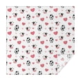thumbnail image 1 of White Cow Heart Egg Pattern Square Tablecloth,Waterproof Square Table Cover,Wipeable Spillproof Washable Table Cover for Home Kitchen Party Decor 42"X42"(107x107cm), 1 of 6