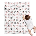 thumbnail image 1 of White Cow Heart Pattern Blanket,Comfortable Soft Flannel Throw Blanket,All Season,Warm Lightweight Blankets for Sofa Bed Couch Living Room Chair,30"x40", 1 of 4