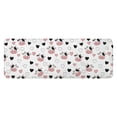 thumbnail image 1 of White Cow Heart Pattern Kitchen Rug Mat,Kitchen Runner Rugs Non Skid Washable,Decorative Kitchen Floor Mats for Kitchen,Sink,Laundry,17"x47.2", 1 of 7