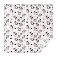 thumbnail image 1 of White Cow Heart Pattern Square Tablecloth,Waterproof Square Table Cover,Wipeable Spillproof Washable Table Cover for Home Kitchen Party Decor 42"X42"(107x107cm), 1 of 6