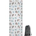 thumbnail image 1 of White Cow Milk Cow Pattern Hot Yoga Mat Towel Non Slip for Hot Yoga - Quick-Drying Yoga Mat Cover with 4 Corner Pockets with Travel Bag - Hot Yoga Towel Non Slip Grip Moisture Wicking Sweat 70"x26", 1 of 6